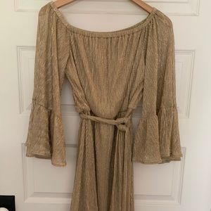 Golden Metallic dress